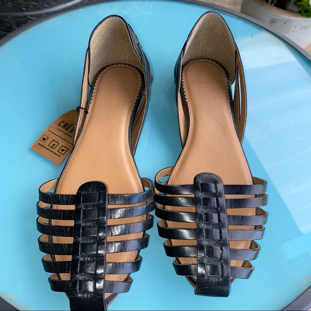 New crevo Sidney Huaracha black sandals - Picture 4 of 6